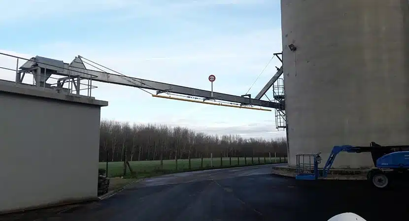 VIVESCIA - Roncenay Revamping stockage silo en béton CERES Agro-industrie